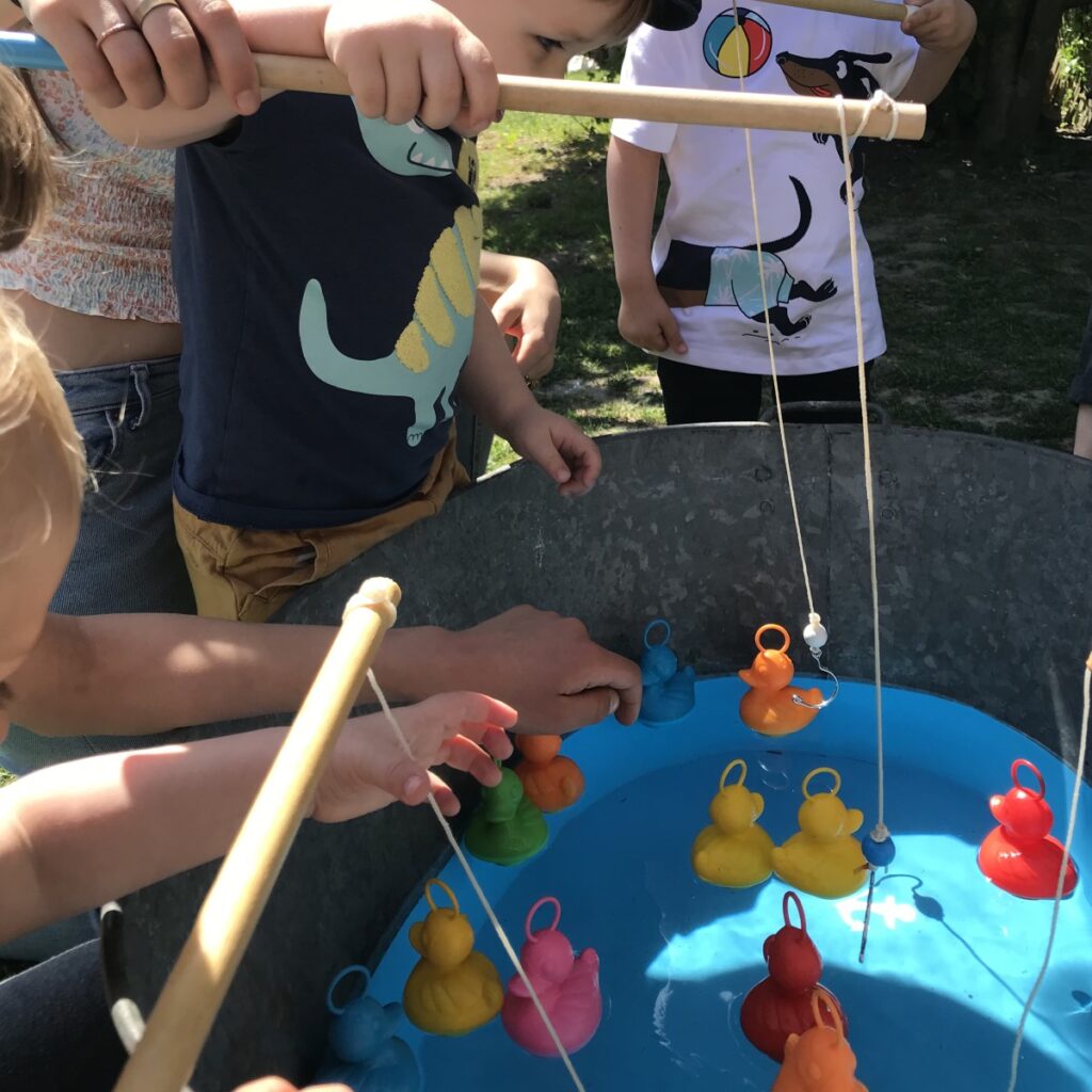 pêche aux canards bassine